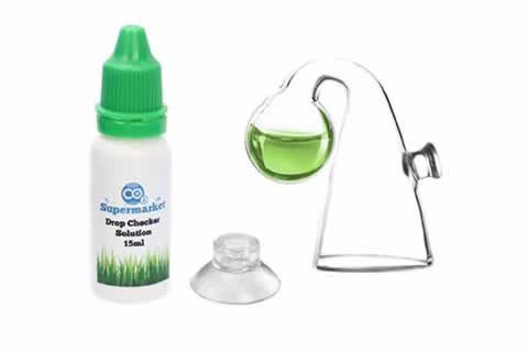 Foto eines CO2-Drop-Checker-Kits.