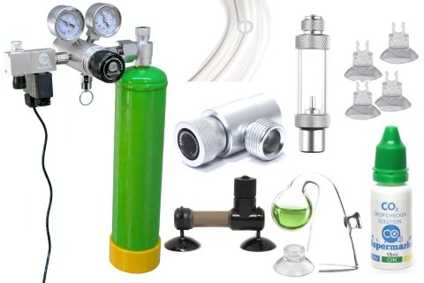 Ultimate-Pro Aquarium-CO2-System mit Flasche 20L - 500L+
