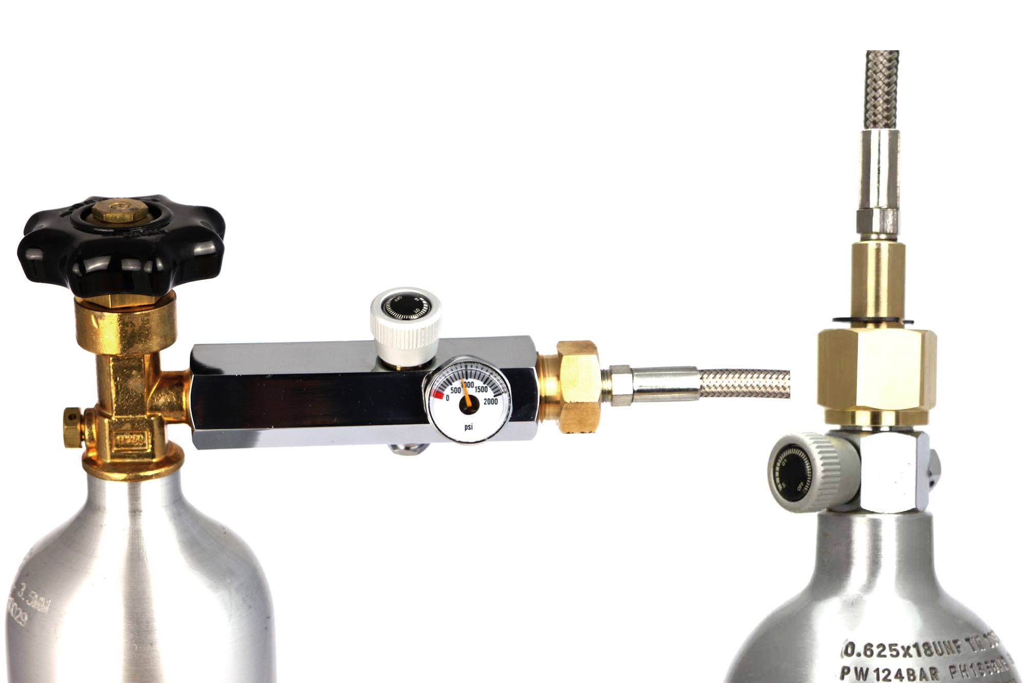 Soda CO2-Zylinder Airsoft Paintball Co2 Nachfüllbarer wiederaufladbarer Adapter