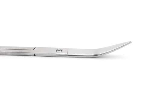 Foto der gebogenen Klingenschere der gebogenen Klinge Schere